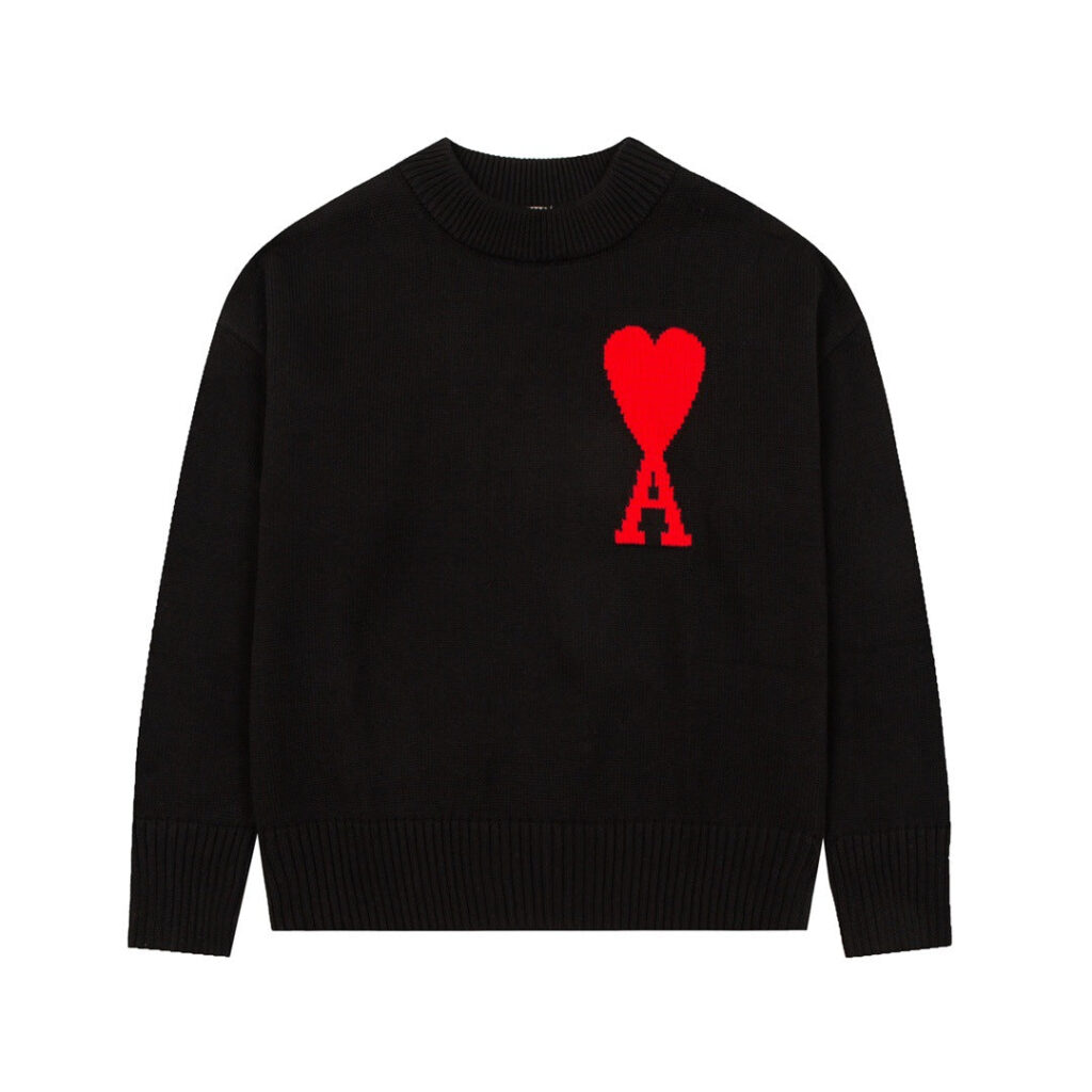 "Heart" - Sweater Black – Ansicht 1